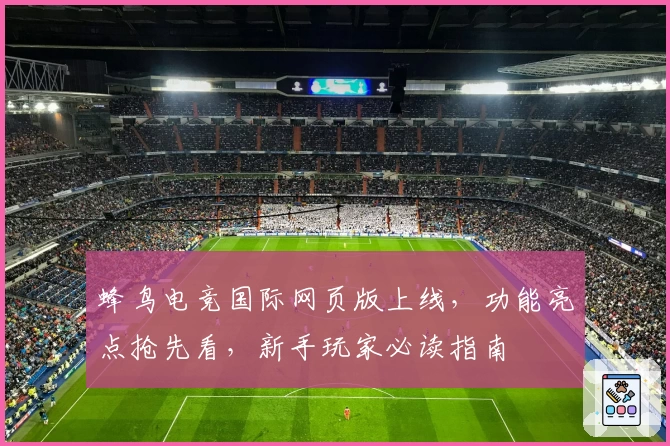 蜂鸟电竞国际网页版上线，功能亮点抢先看，新手玩家必读指南